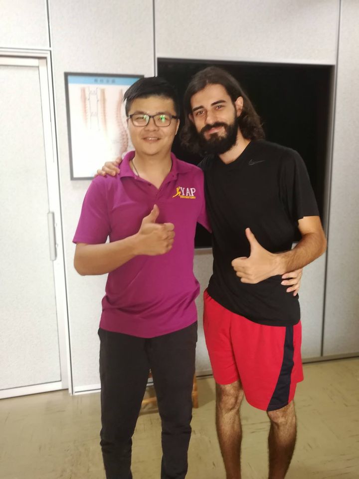 Pro Football Player with Yap Sifu