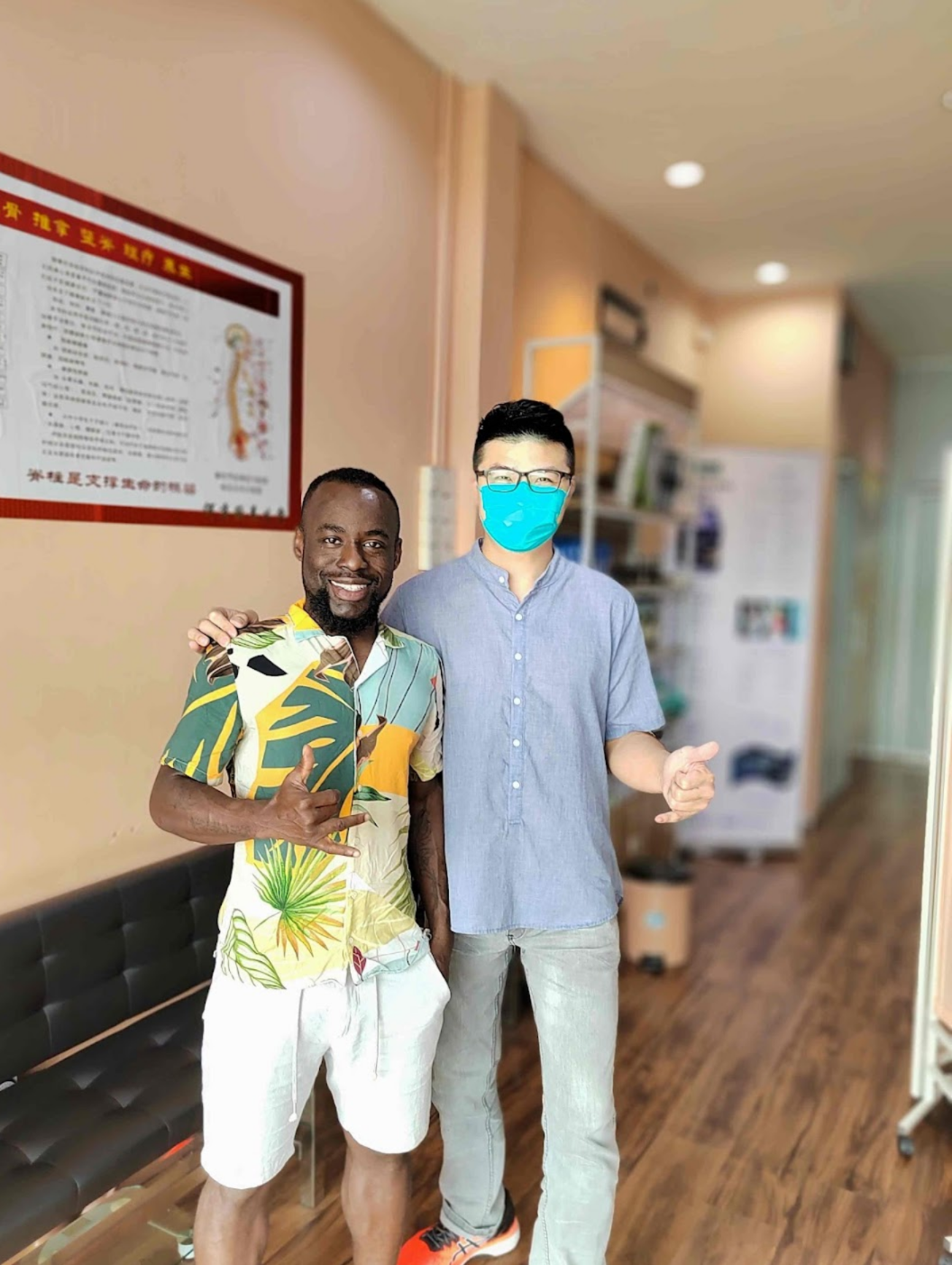 Kipré Tchetche with Yap Sifu